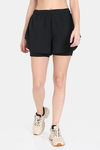 Zelocity Quick Dry Running Shorts - Jet Black — thumbnail 2